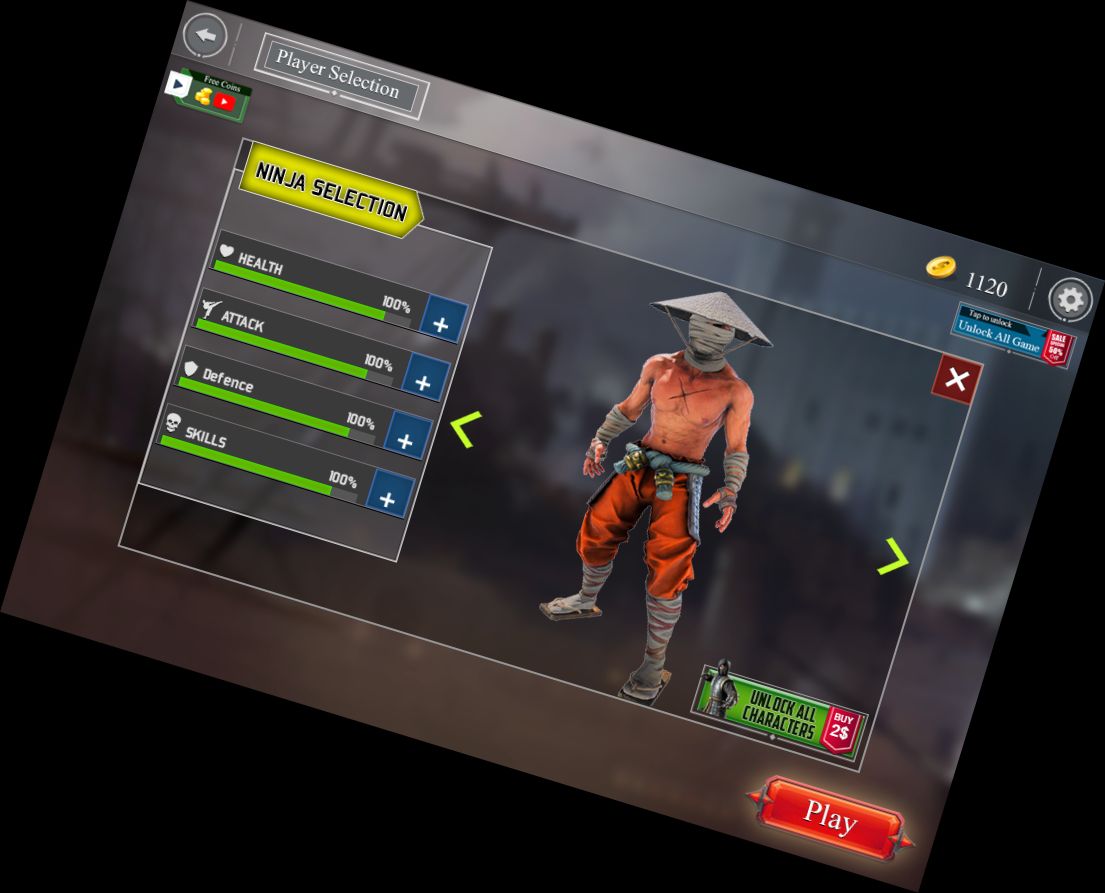 Superhelden-Ninja-Kampf-Spiele