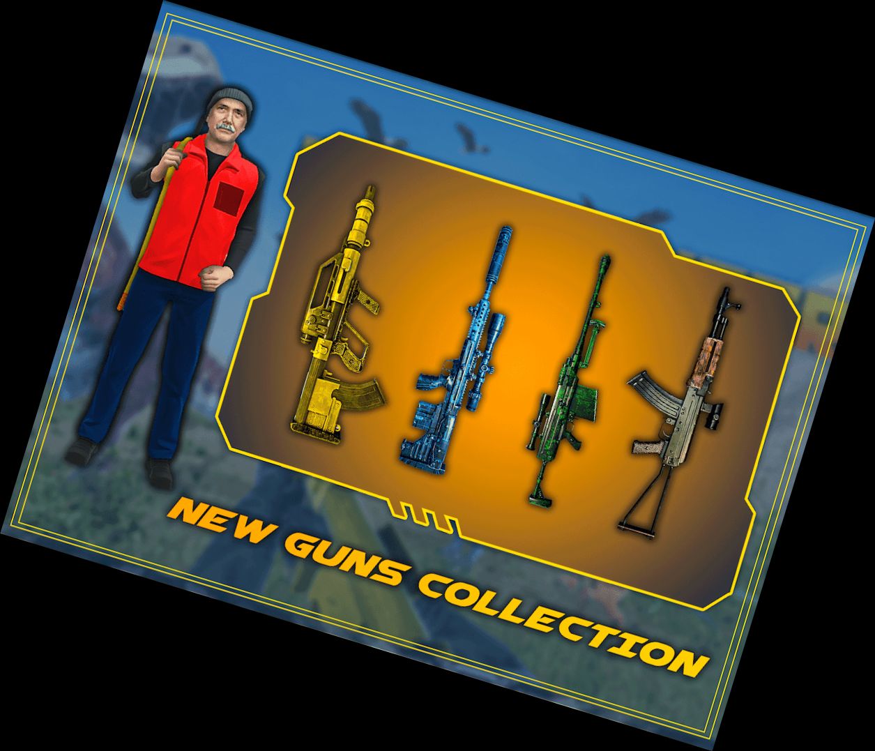 Dino-Jäger 3D-Scharfsch