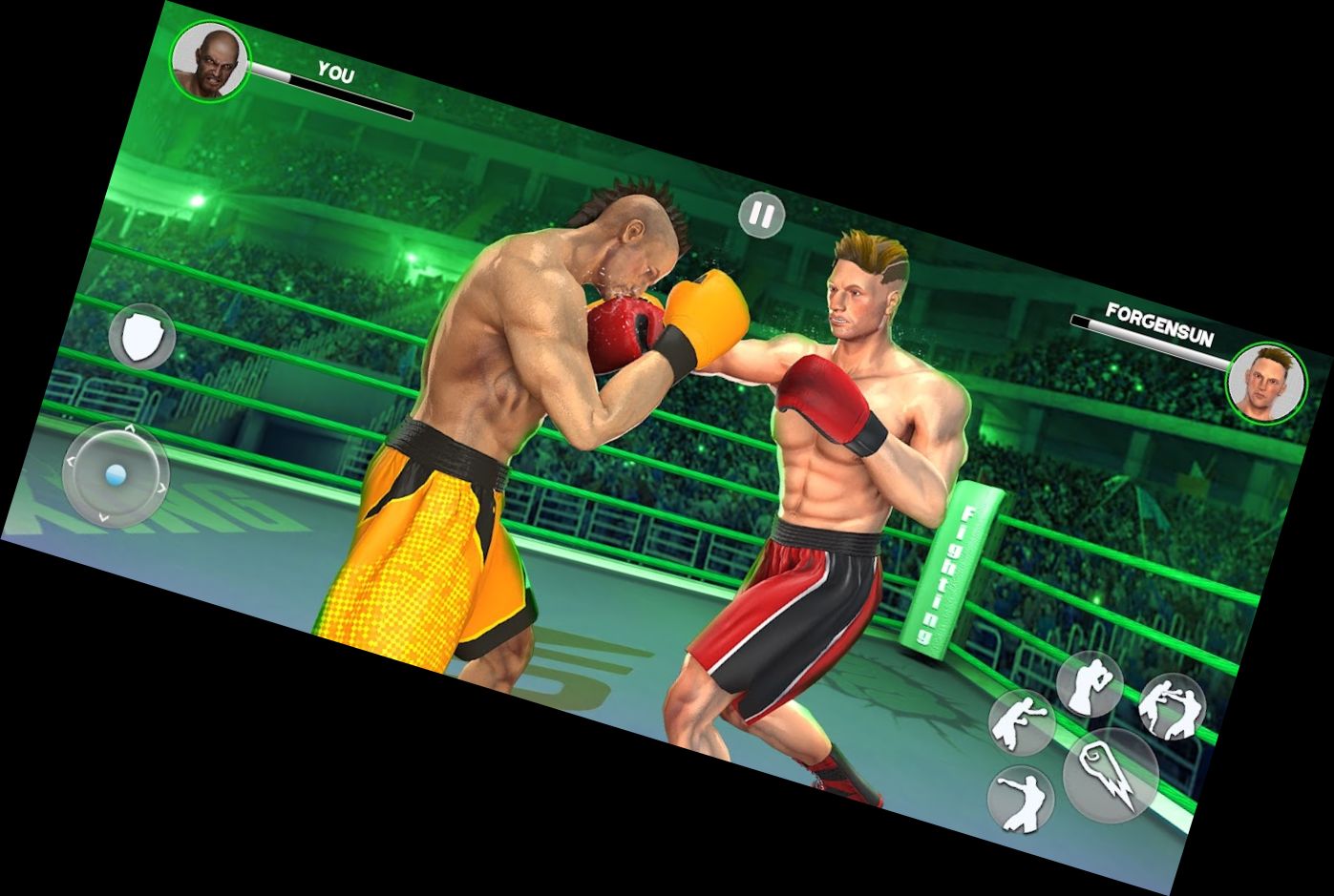 Kickboxen Spiele: Kampf Spiel