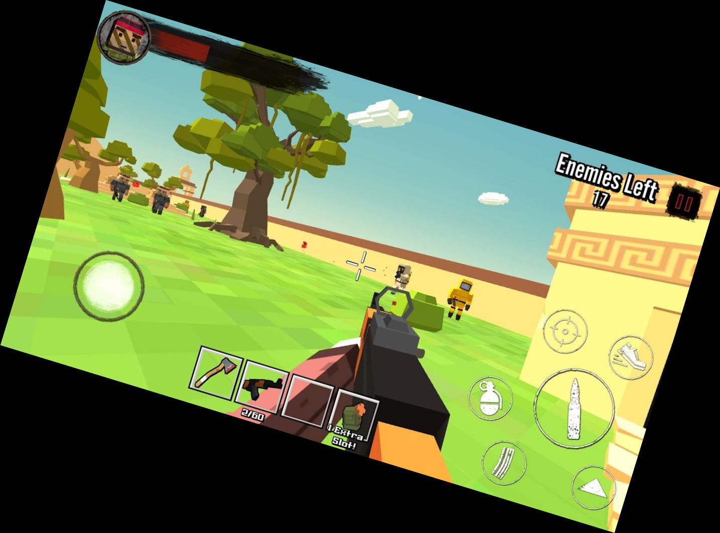 Überleben bei Blockwelt Zombie