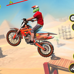 3D Motorcycle Stunts - Racing Game