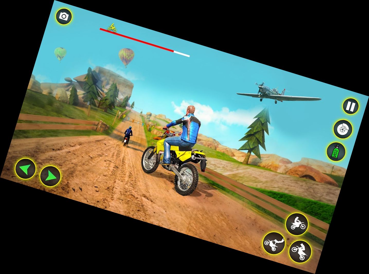 3D Motorcycle Stunts - Racing Game