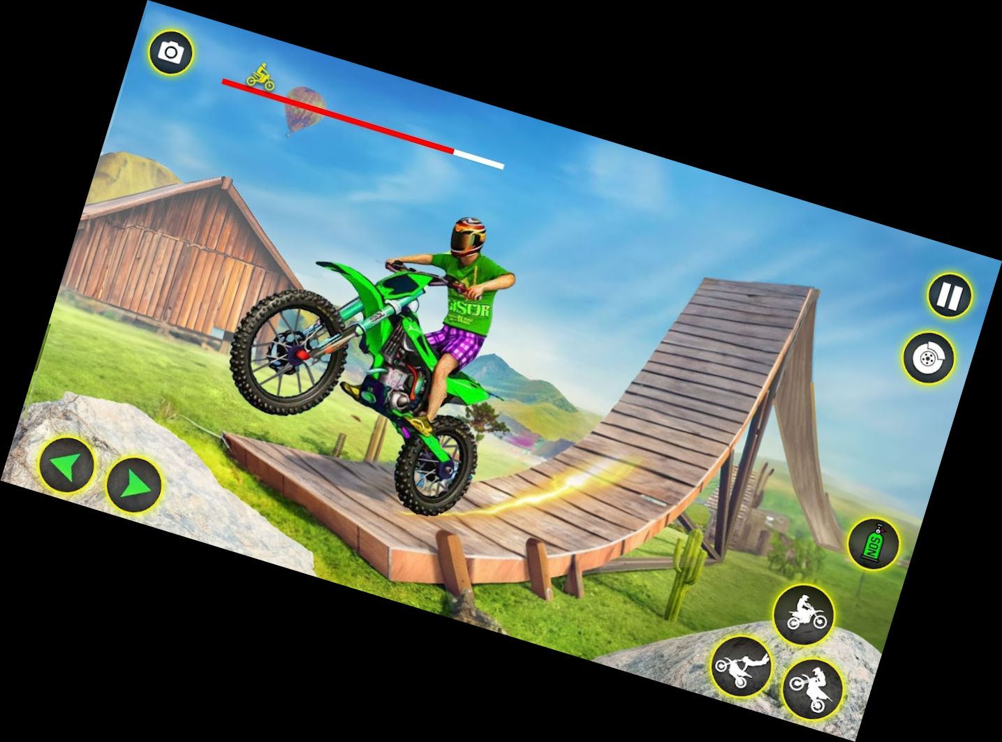 3D Motorcycle Stunts - Racing Game