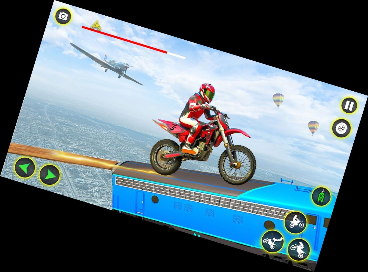 3D Motorcycle Stunts - Racing Game