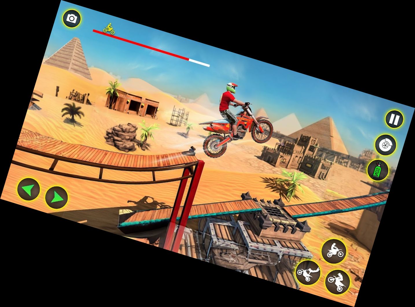 3D Motorcycle Stunts - Racing Game