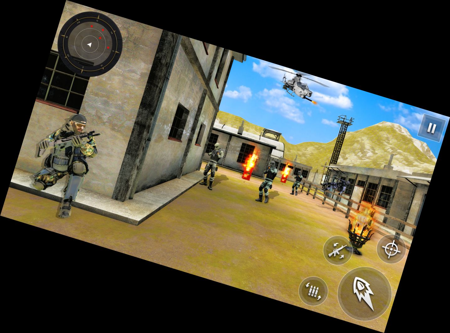 Commando Strike 3D Offline Action