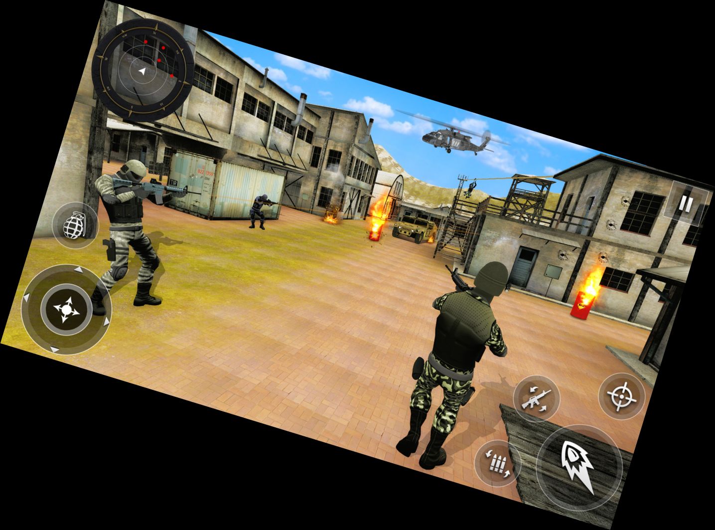 Commando Strike 3D Offline Action