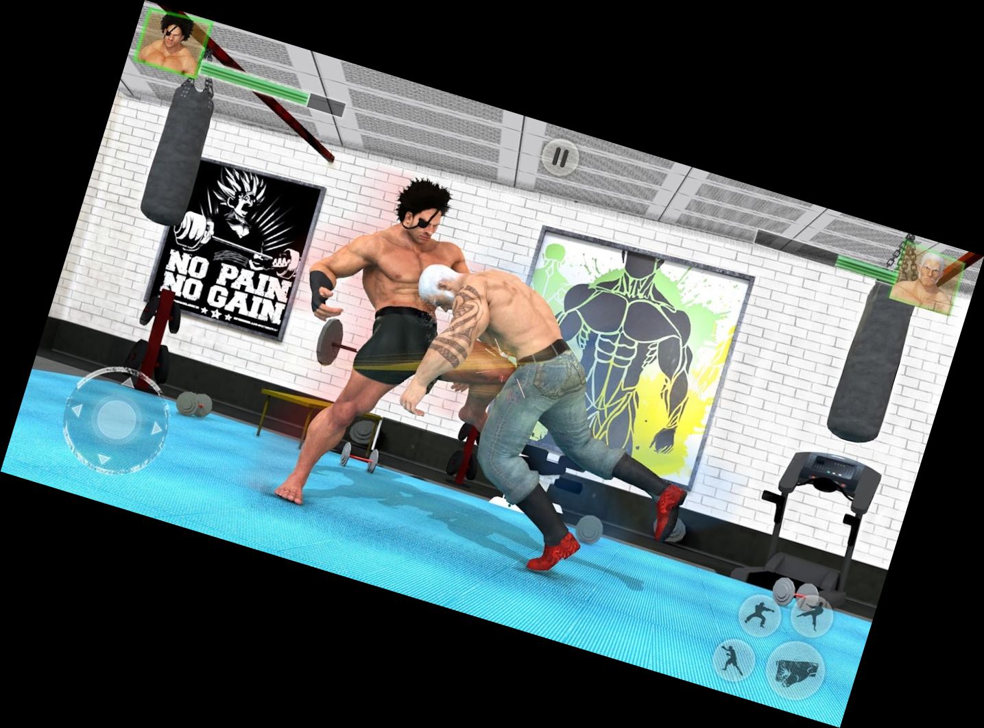 Club de Lucha de Gimnasio: Juego