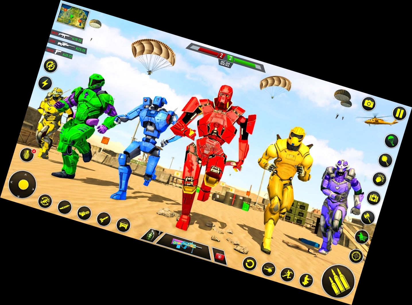 Ego-Shooter Roboter 3D Spiel