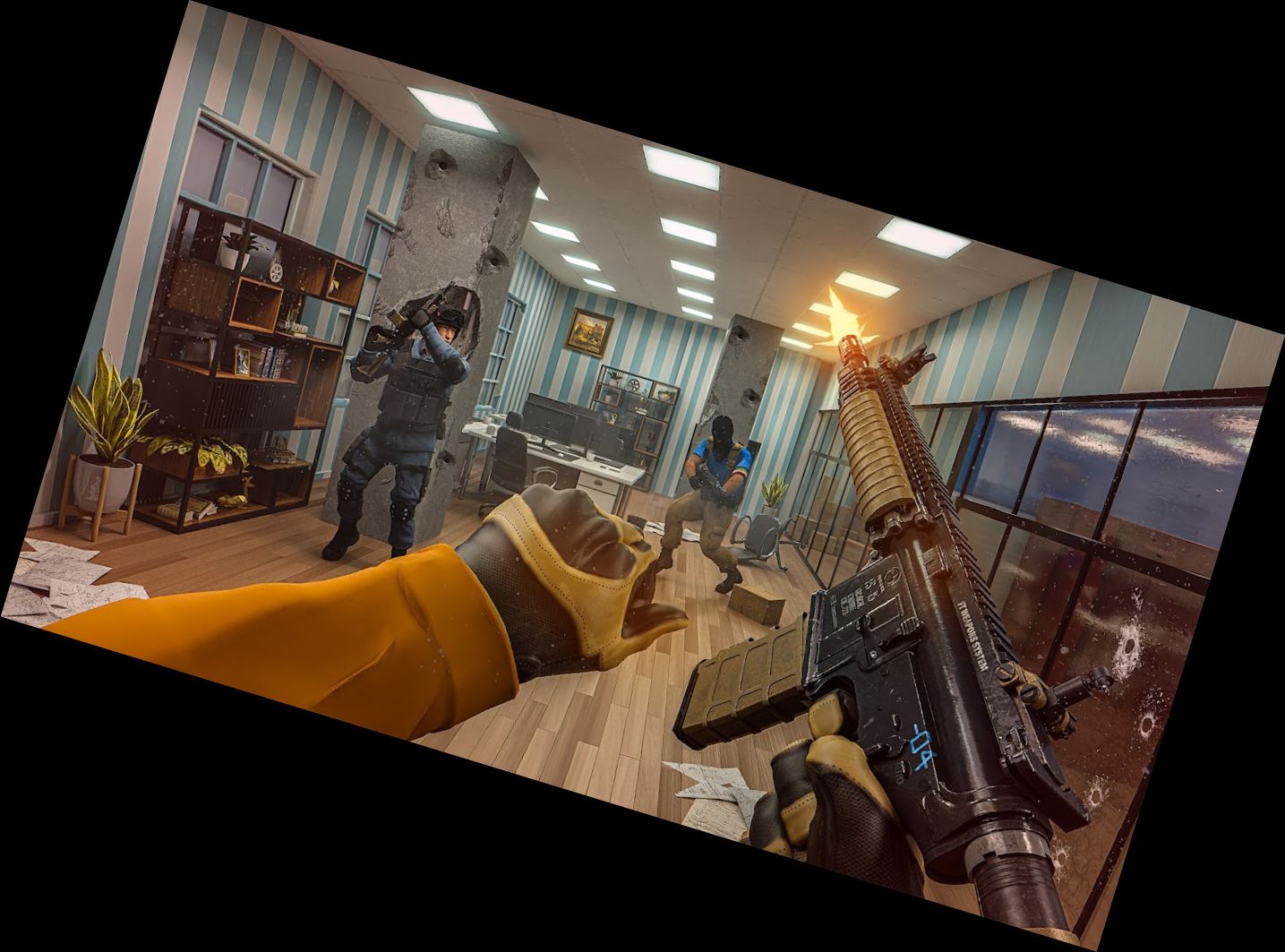 Polizei Schießerei SWAT Ein