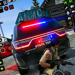 Fortgeschrittenes Auto-Spiel: Polizeia