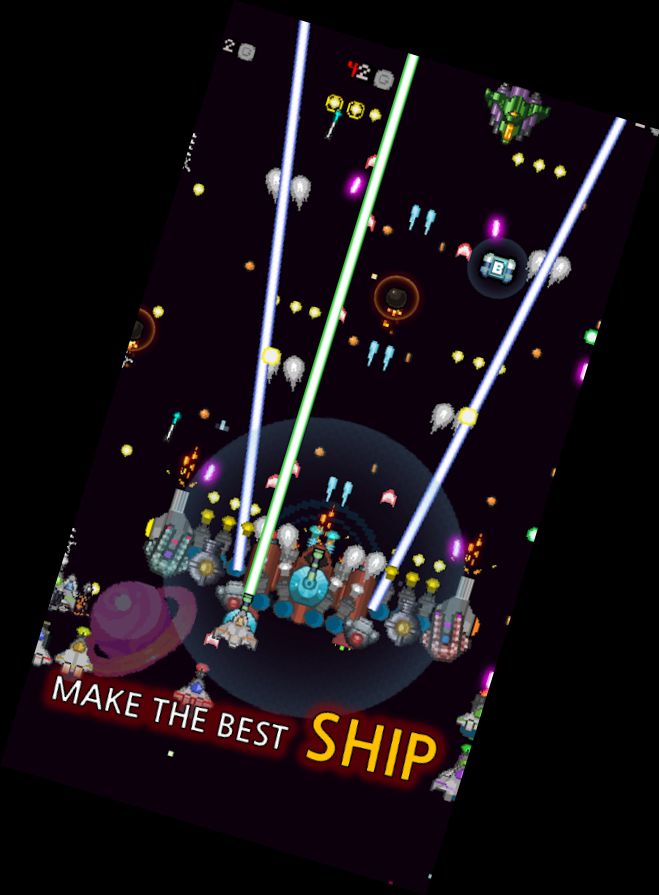 Crecer Nave Espacial: Disparos Oc