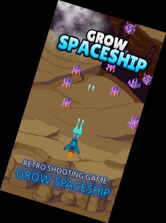 Wachse Raumschiff: Idle Shooter