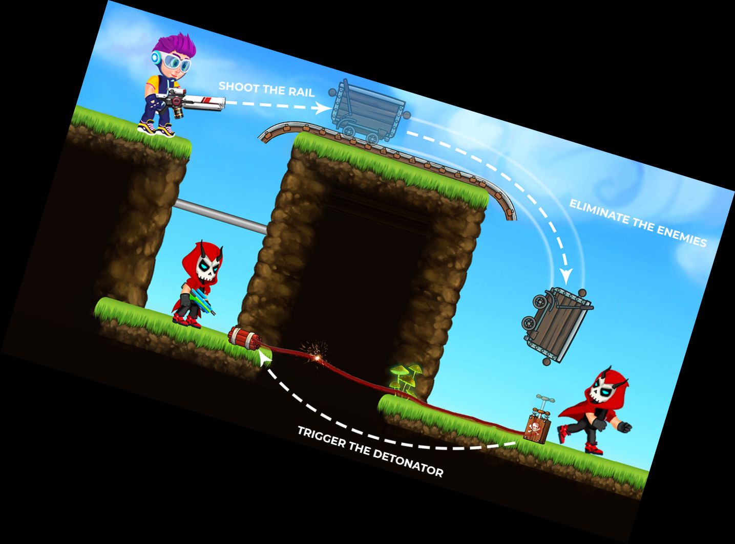 Herr Schütze Offline Action Spiel