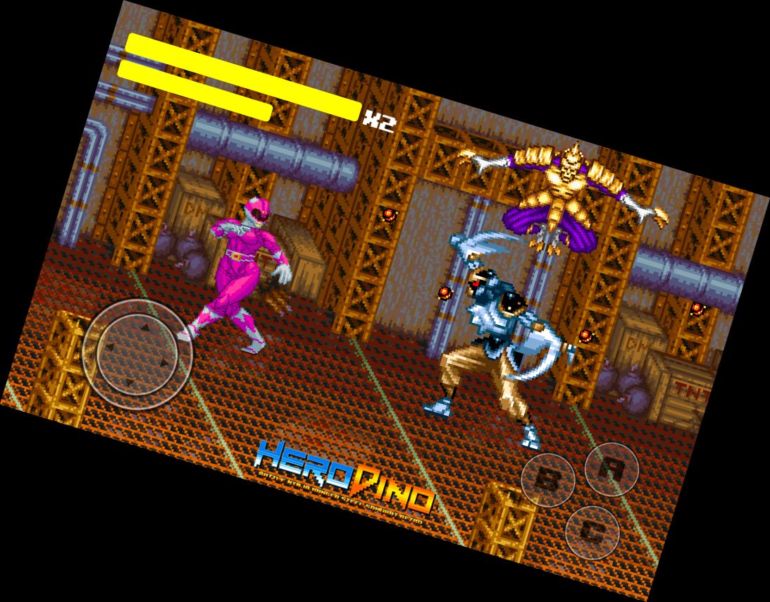 Held Dino Ninja Ranger Retro