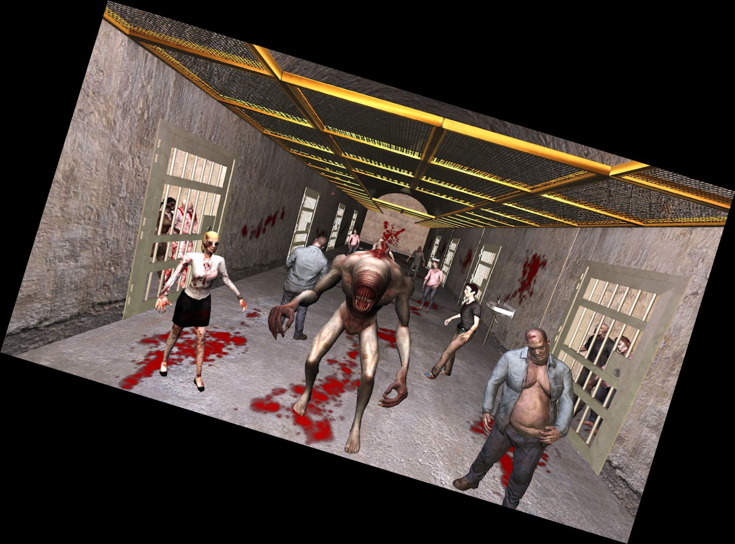 Zombie 3D Außerirdisches