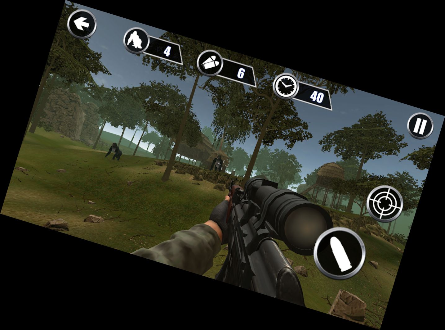 Gorilla Tracker: Wild Hunting Simulator