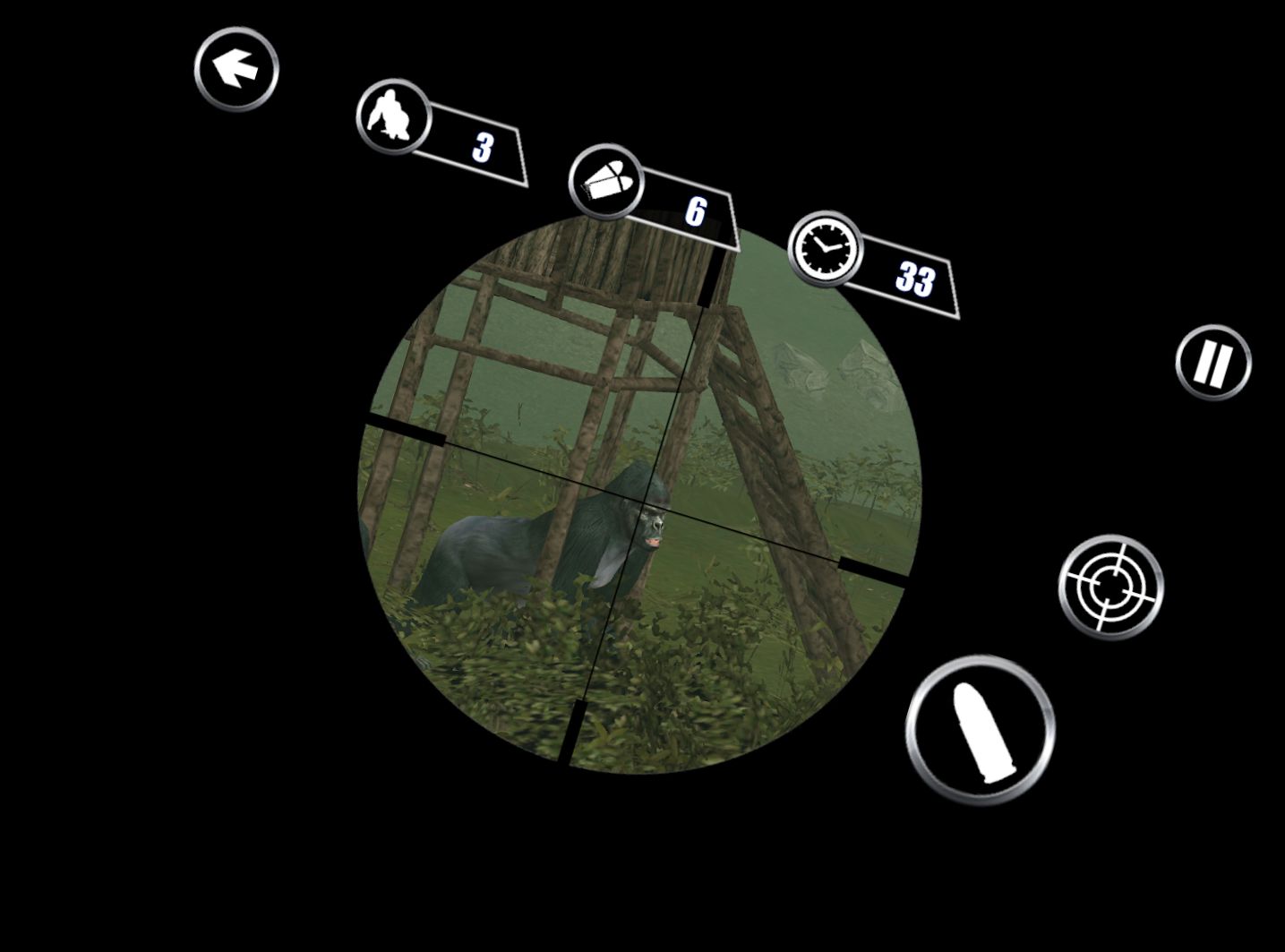 Gorilla Jäger: Jagd Spiele