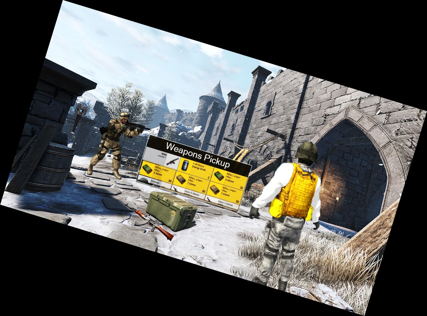 Trupp Überlebens Schlachtfeld