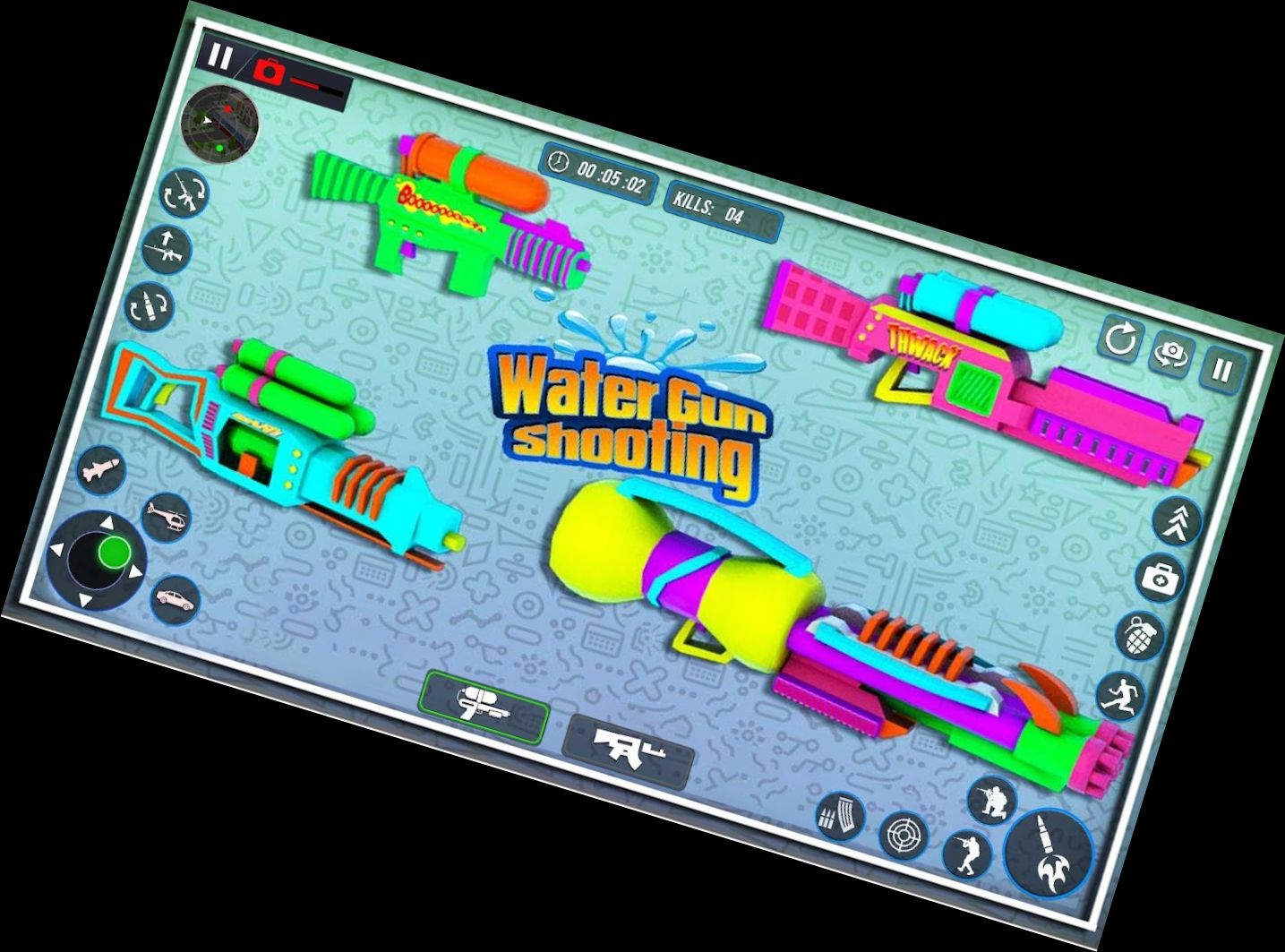 Ego-Shooter Spiel: 3D Waffen Spiel