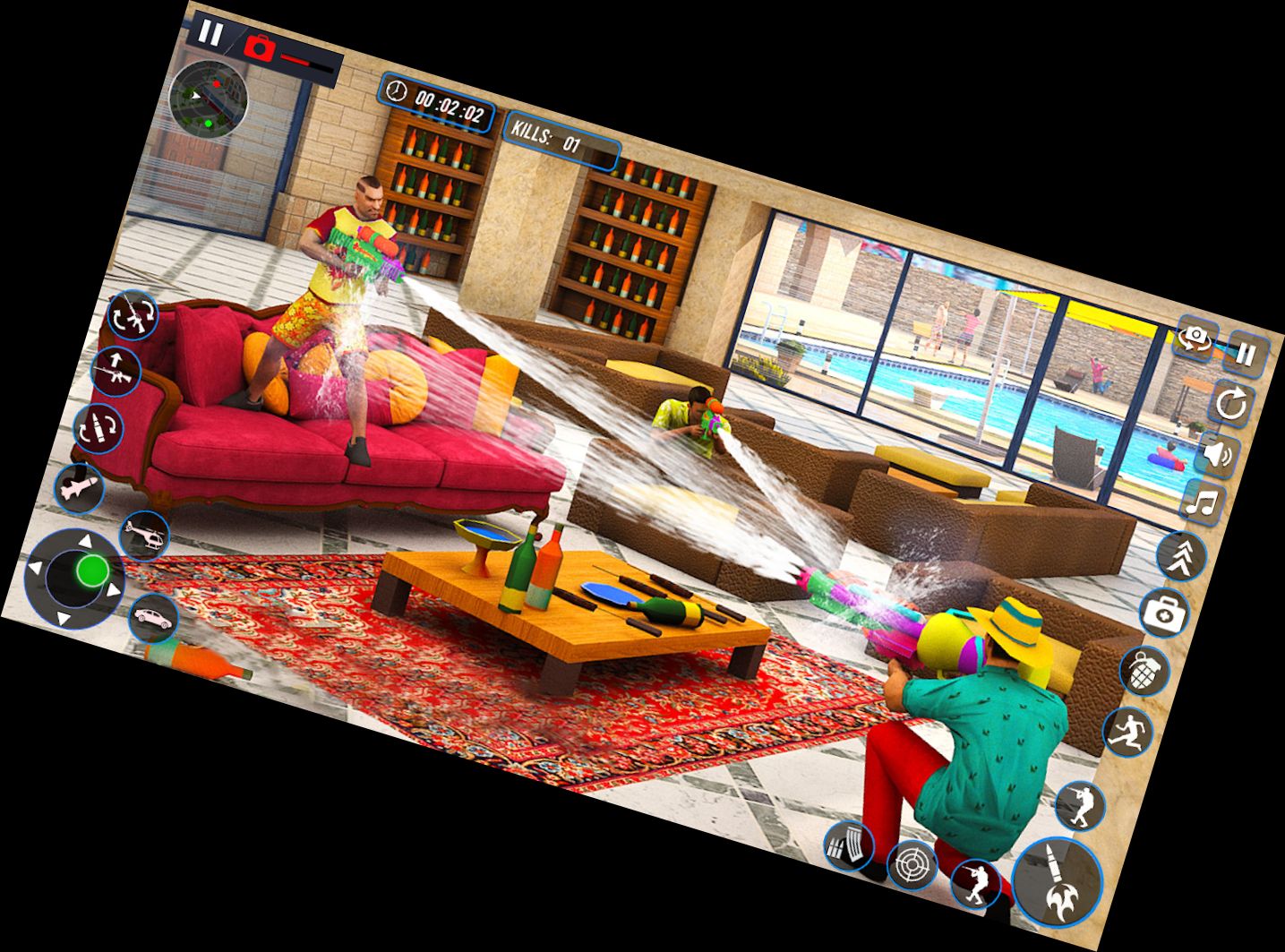 Ego-Shooter Spiel: 3D Waffen Spiel