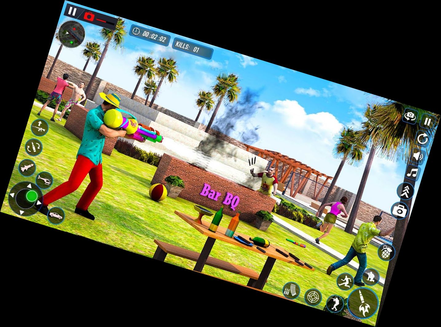 Ego-Shooter Spiel: 3D Waffen Spiel