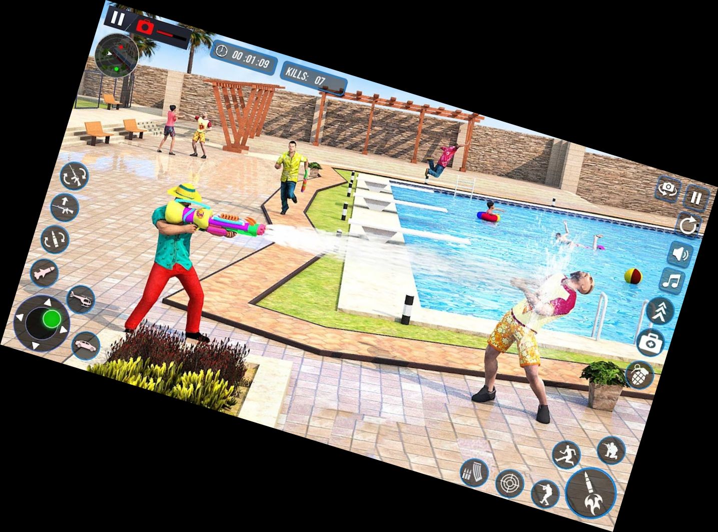 Ego-Shooter Spiel: 3D Waffen Spiel