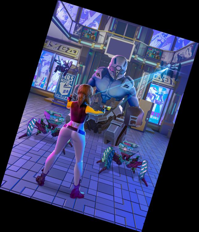 Cyberpunk Held: Episches Roguelike