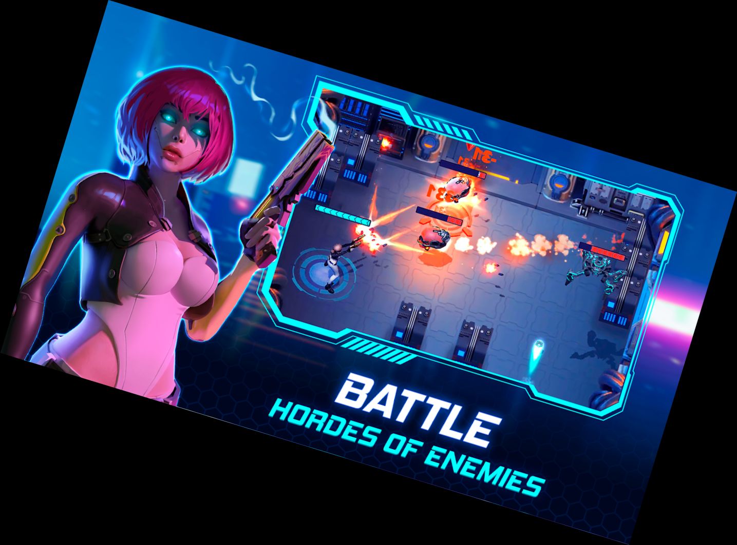 Cyberpunk Held: Episches Roguelike