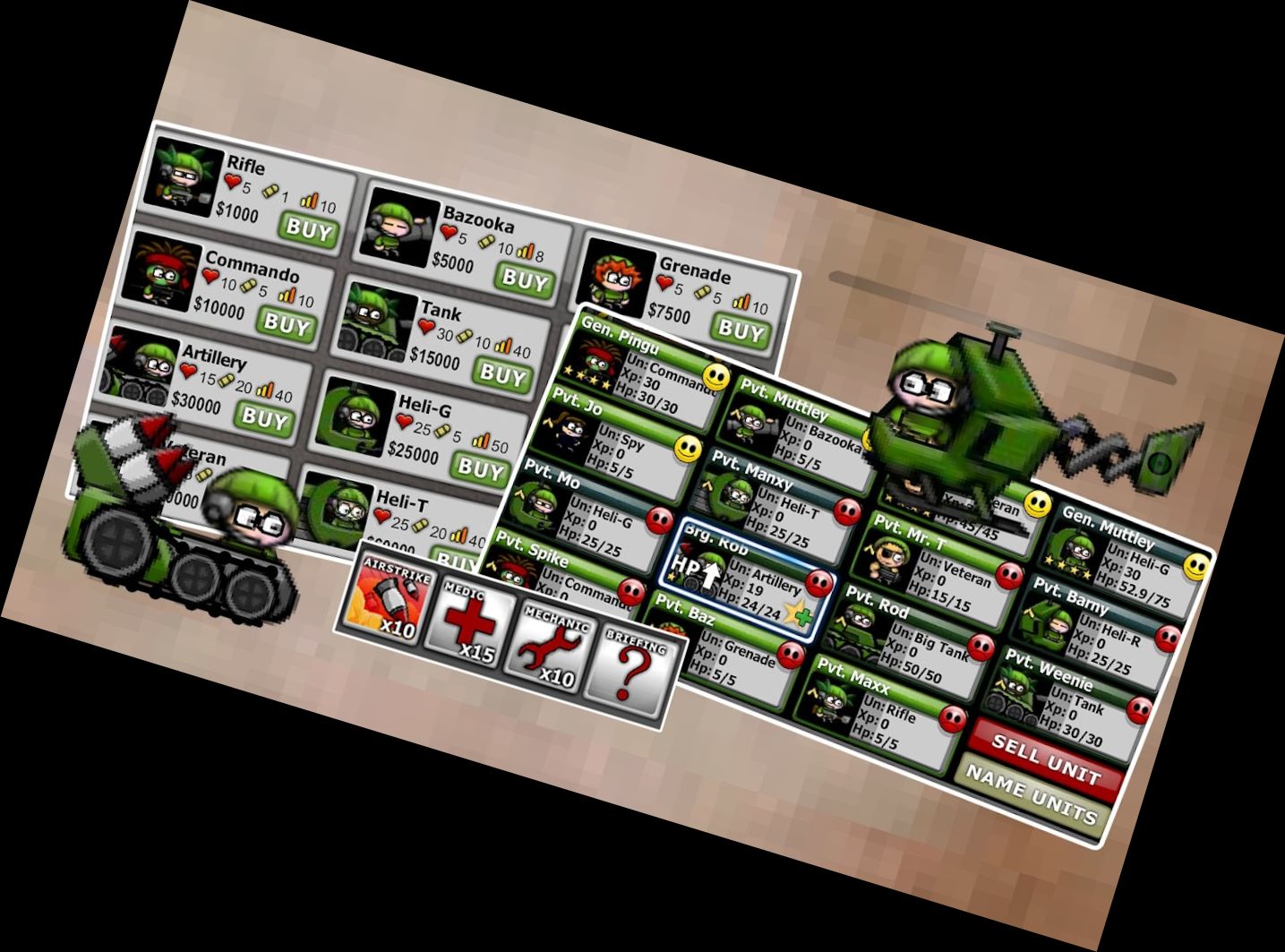 Stadtbelagerung: Plattform-Spiel