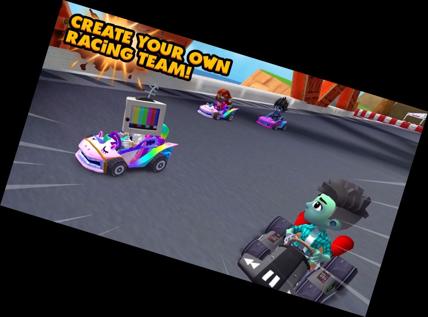 Turbo Kart Multiplayer Racing