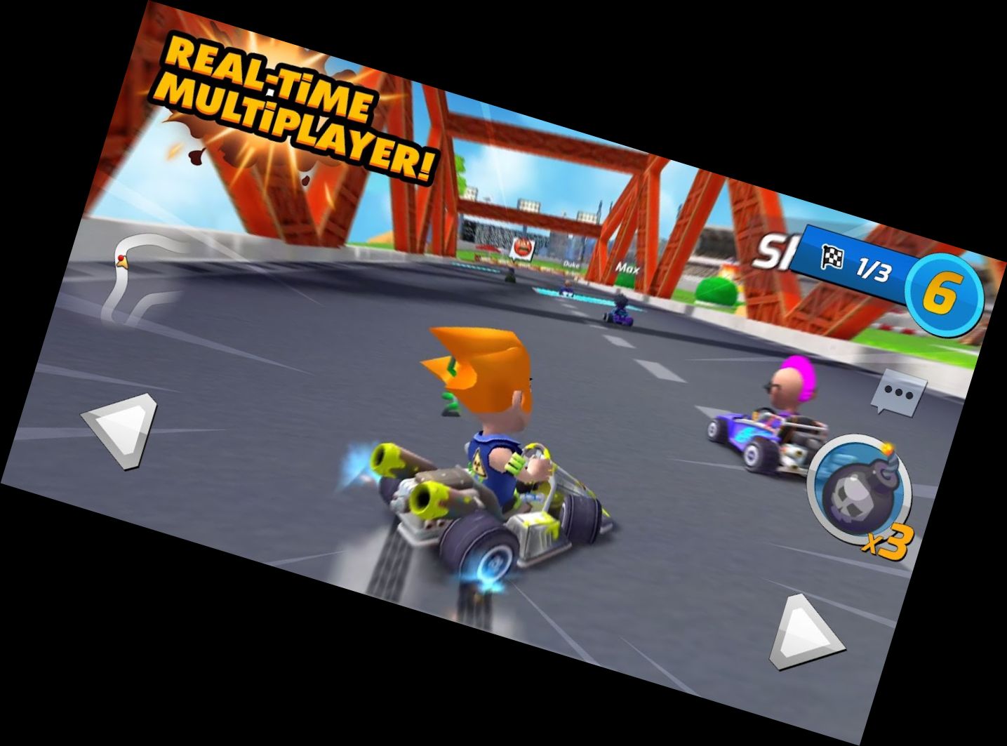 Turbo Kart Multiplayer Racing