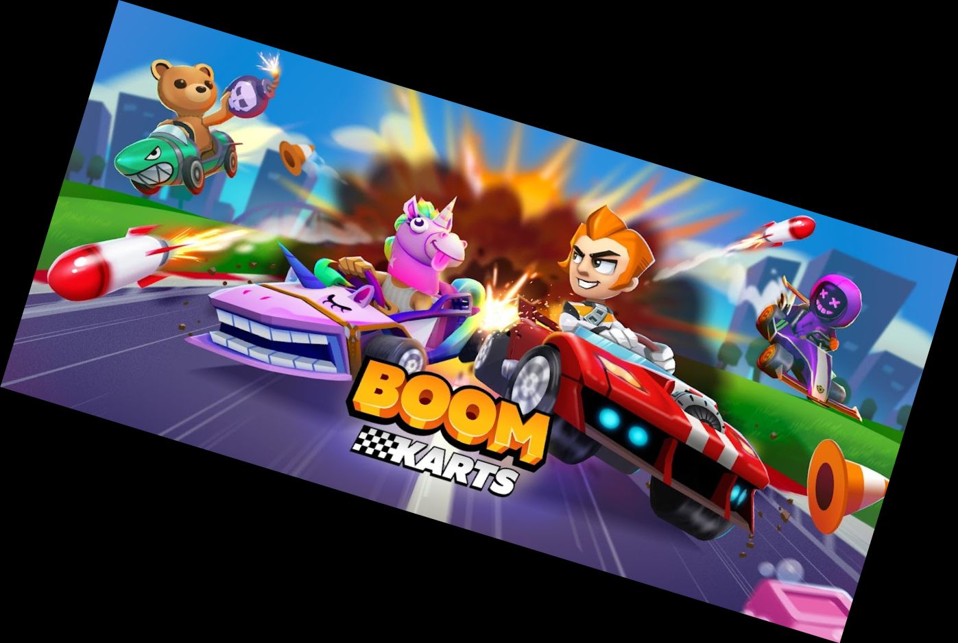 Boom Karts Mehrspieler-Rennspiel