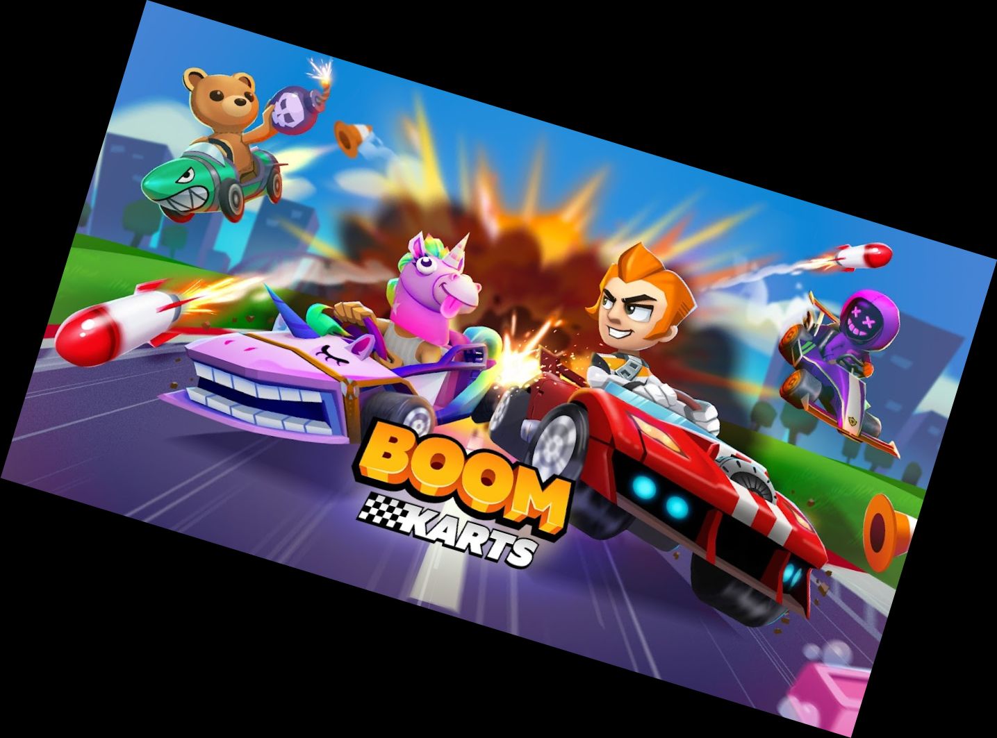 Boom Karts Mehrspieler-Rennspiel