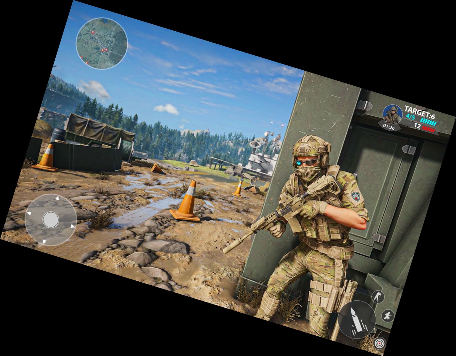 Командование войной: стрельба из пушки