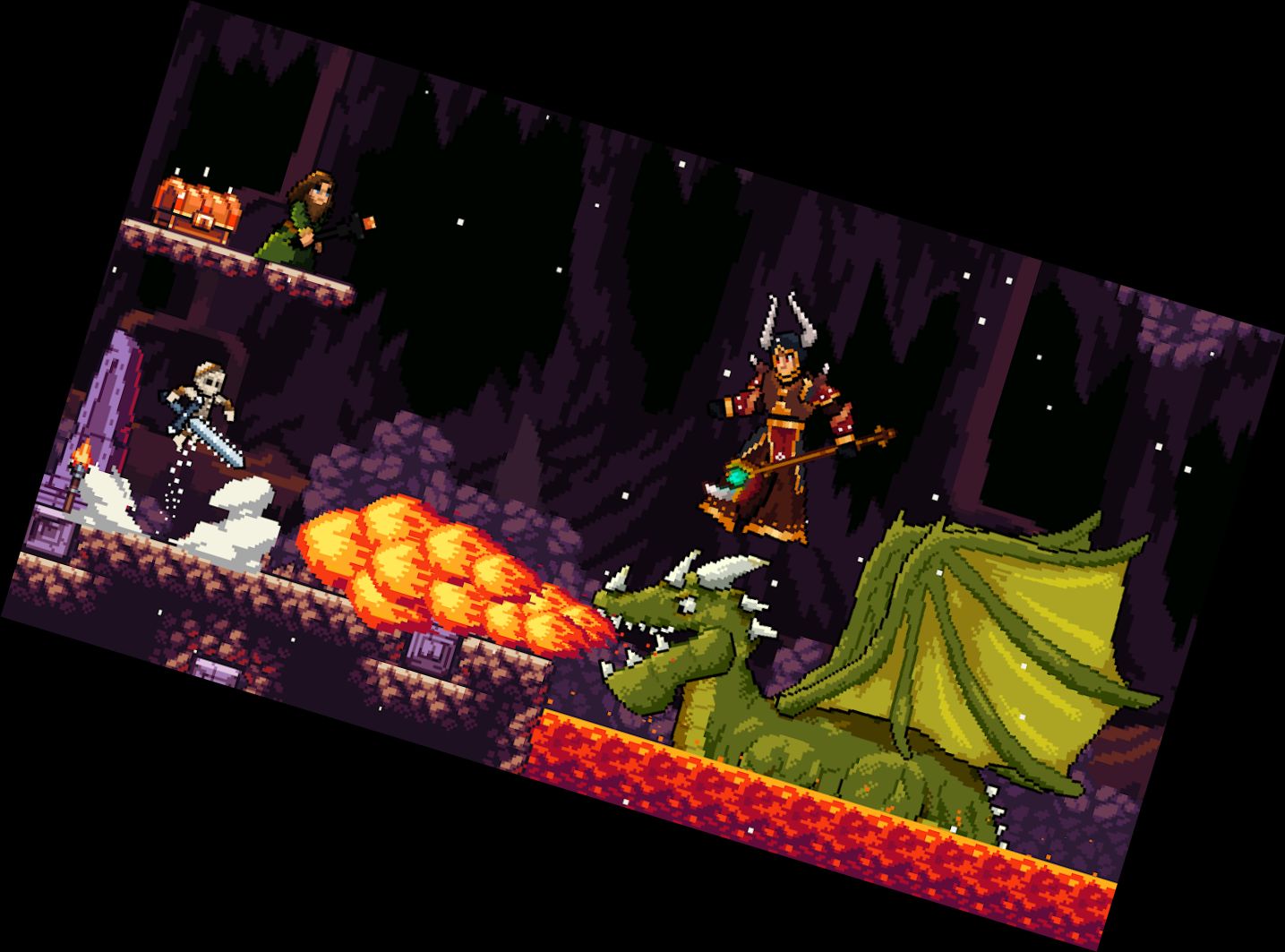 Apfelritter Action Plattformspiel