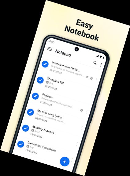 Notepad - Notes and Notebook