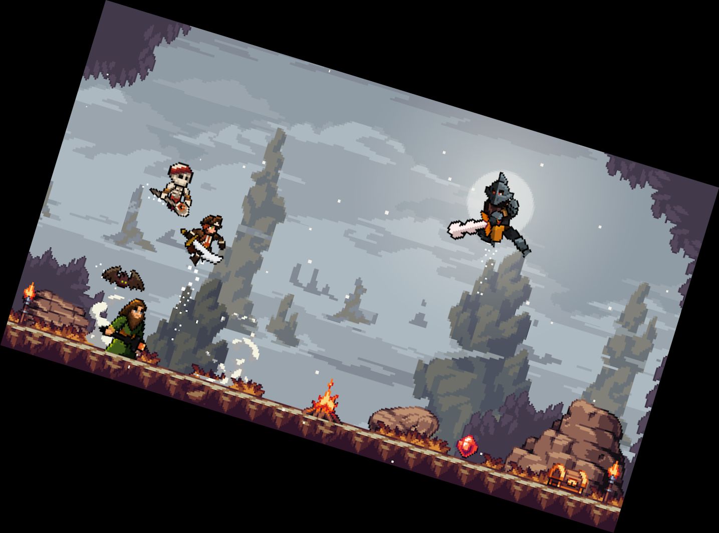 Apfelritter Action Plattformspiel