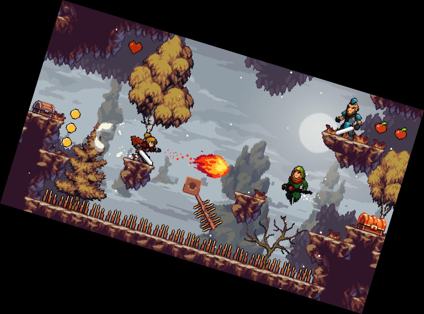 Apfelritter Action Plattformspiel