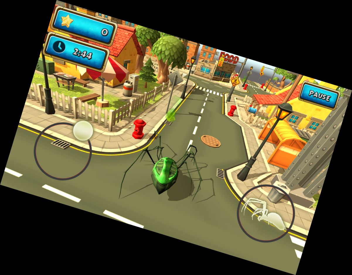 Spinne-Simulator: Wunderbare Stadt