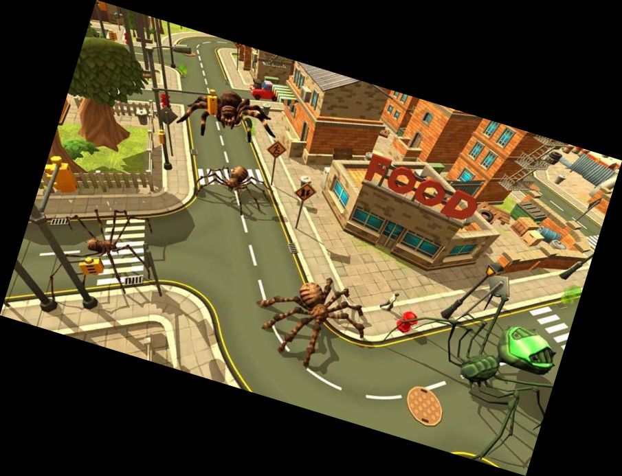 Spinne-Simulator: Wunderbare Stadt