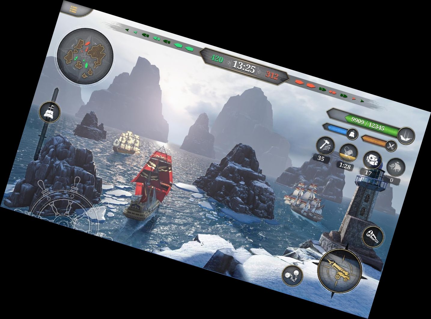 König der Segel: Schiffsschl