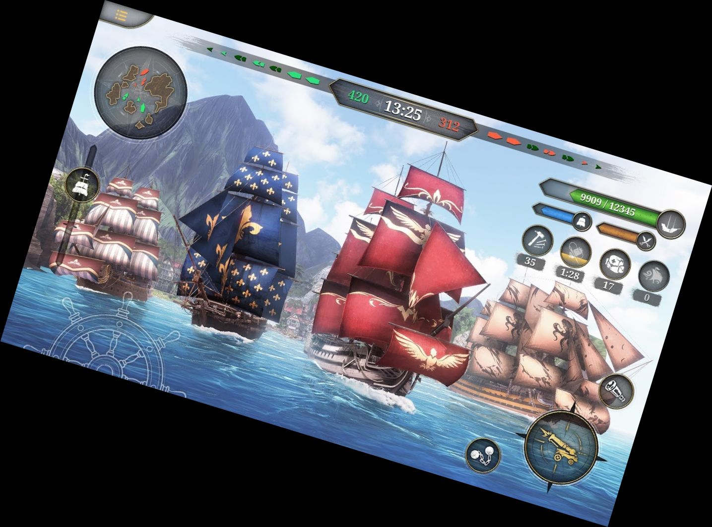 König der Segel: Schiffsschl