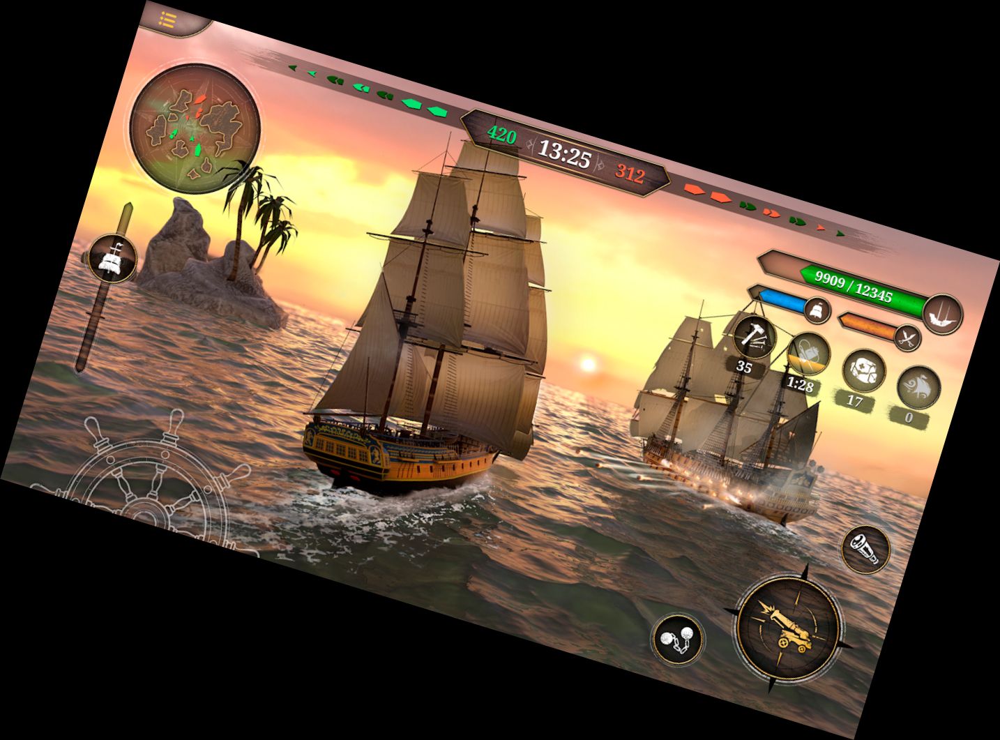 König der Segel: Schiffsschl