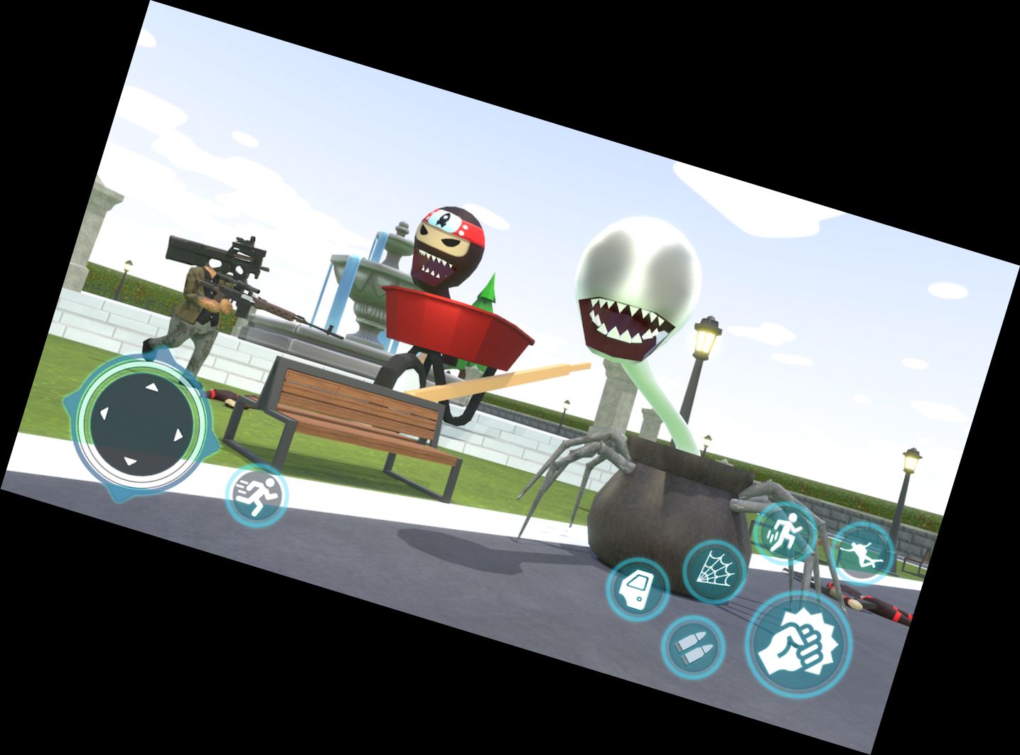 Война чудовищ: Зона прят