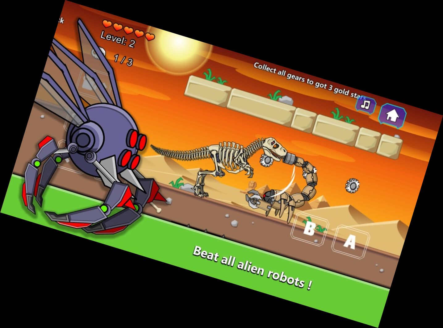 T-Rex Dinosaurier Fossilien Roboter