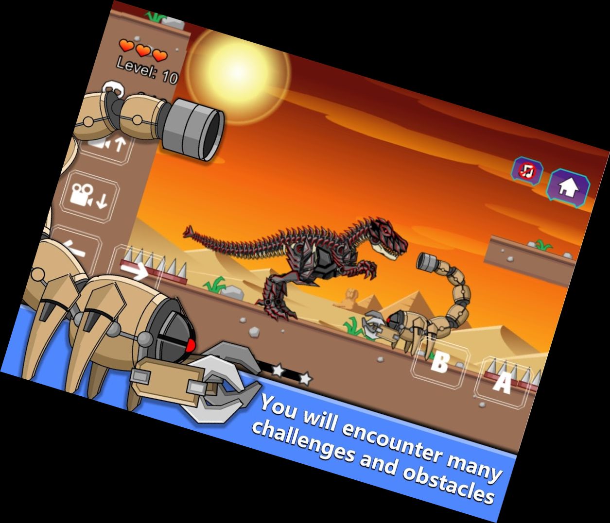 T-Rex Dinosaurier Fossilien Roboter