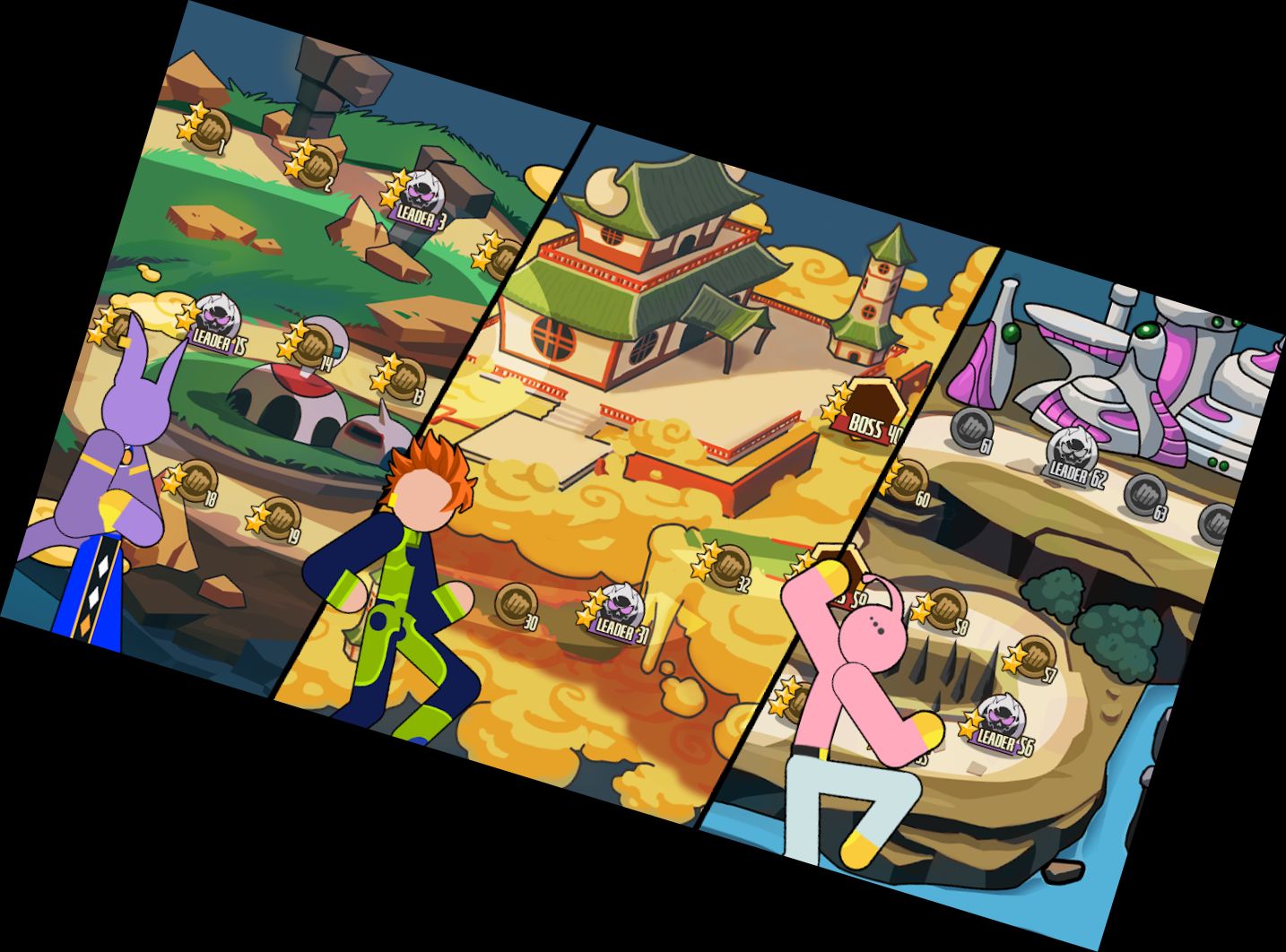 Бій Драконів Стікмена -