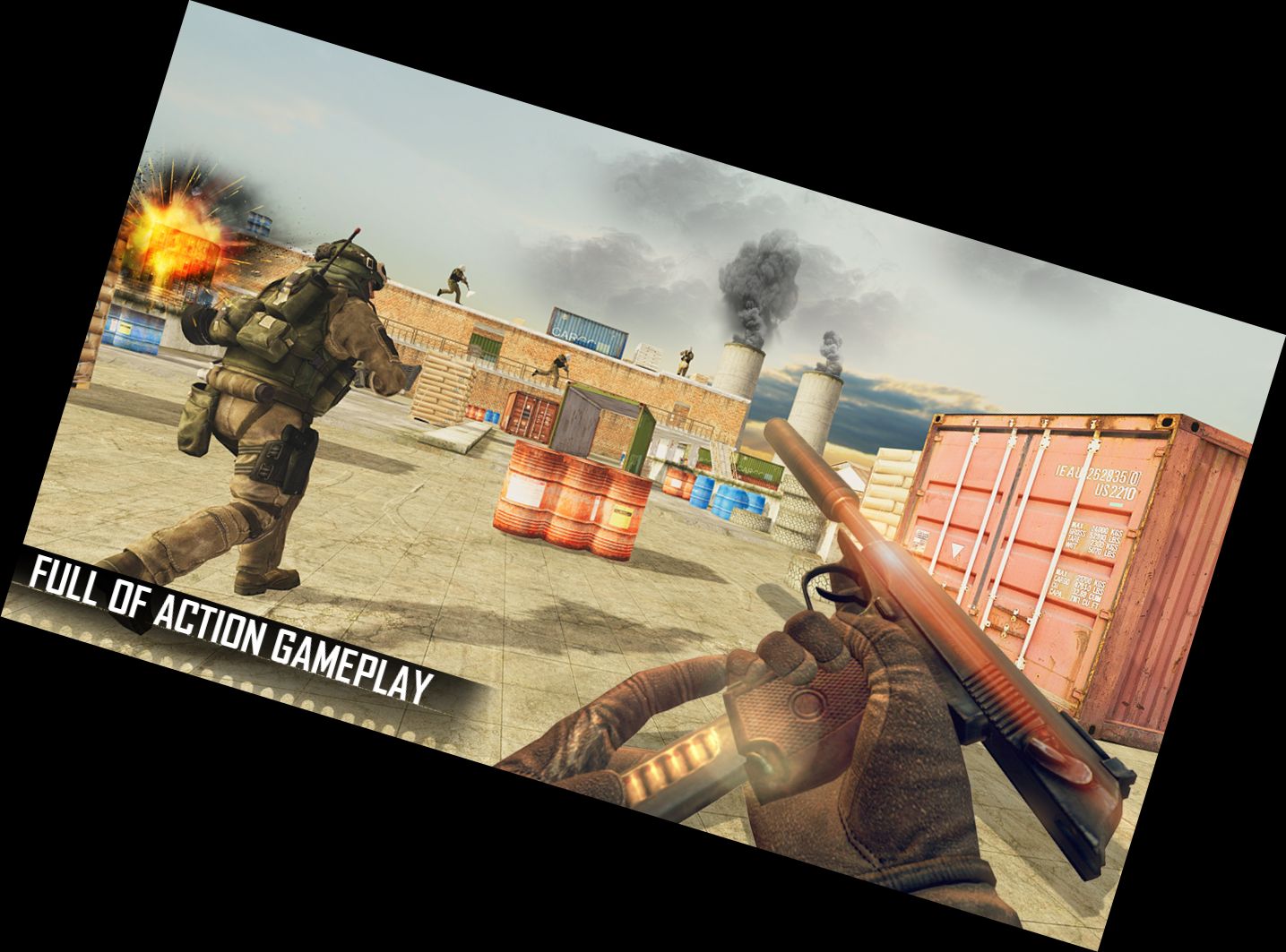 Moderne Kriegsschlag FPS Schießen