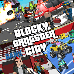 Blocky Typ Gangster Auto Stadt